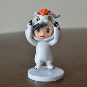 Figura de Digimon (Joe Kido disfrazado de Gomamon)