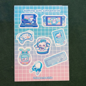 Plancha de Stickers Cinnamoroll