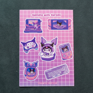 Plancha de Stickers Kuromi