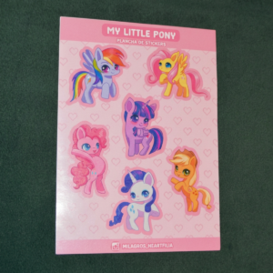 Plancha de Stickers My Little Pony