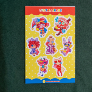 Plancha de Stickers: The Amazing Digital Circus
